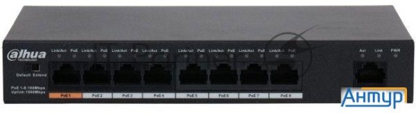 Коммутатор Dahua Dh-pfs3009-8et1gt-96 неуправляемый