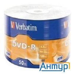 Verbatim  Диски Dvd-r  4.7gb, 16-x Data Life (50 шт) (43791)
