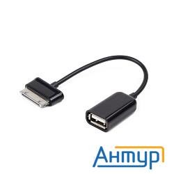 Кабель Usb 2.0 Otg Gembird/cablexpert,  Usbaf/bm30pin, для планшетов Samsung, 0.15м, пакет(a-otg-af3