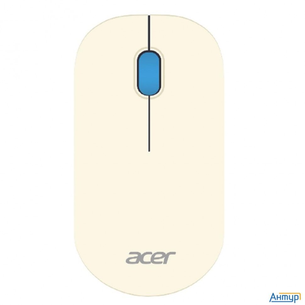 Acer Omr205 [zl.mceee.02h] 1200dpi/беспроводная/usb/белый/голубой Мышь компьютерная