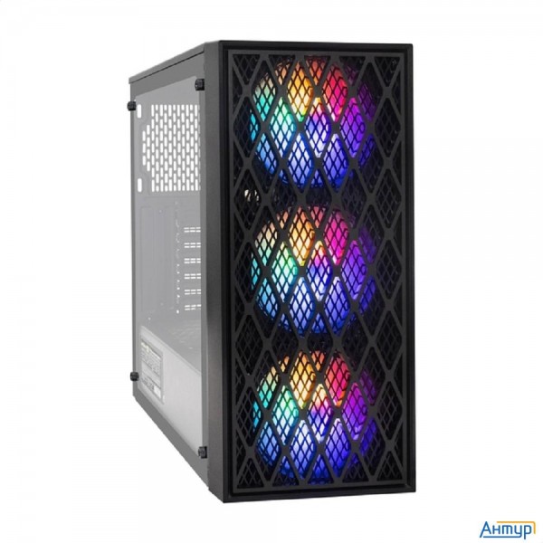 Exegate Ex293018rus Корпус Miditower Exegate Evo-8243-npx600 (atx, БП 600npx с вент 12 см, 2*usb+1*u