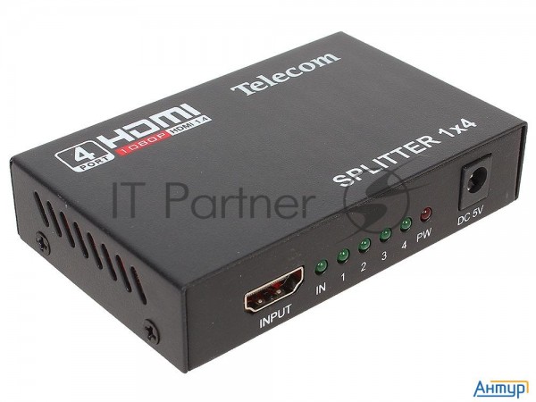 Разветвитель Hdmi 1=>4 Telecom  <tts5020>, каскадируемый , 1.4v+3d