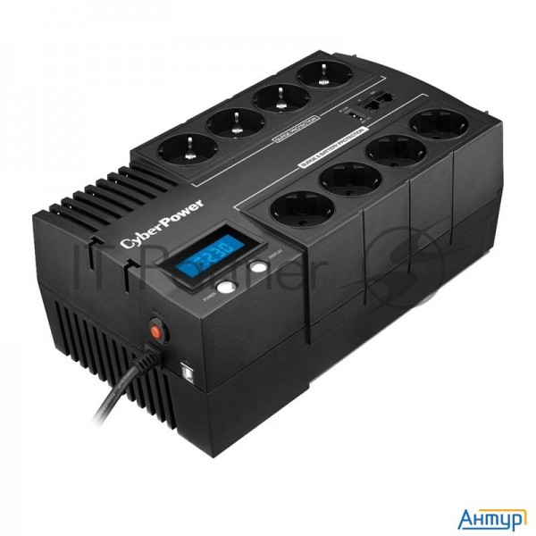 Источник бесперебойного питания Cyberpower Br1200elcd 1200va/720w Usb/rj11/45 (4+4 Euro)