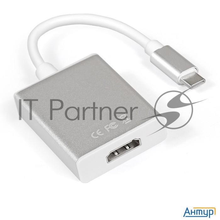 Кабель-адаптер Exegate Ex284937rus  Type C-hdmi Exegate Ex-cm-hdmif-0.15 (usb Type C/19f, 0,15м)