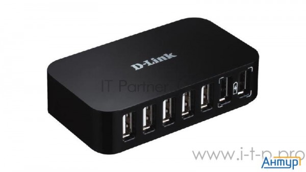 D-link Dub-h7/b/b1a/c1a черный Концентратор 7ми портовый Usb 2.0