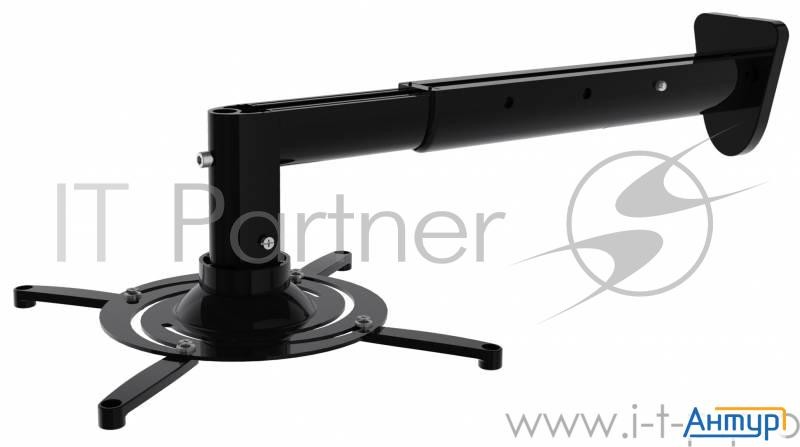 Кронштейн для проектора Cactus Cs-vm-pr05bl-bk черный макс.10кг настенный и потолочный поворот и нак