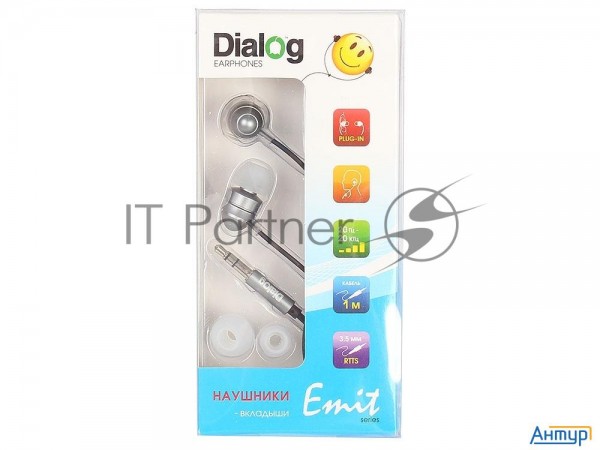 Наушники Ep-f55 Grey Dialog серая