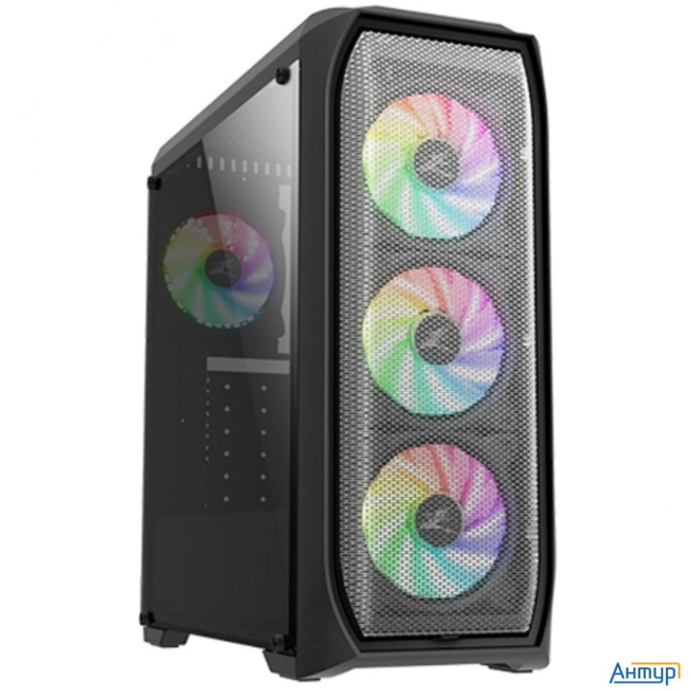 Корпус Zalman N5 Mf черный без БП Atx 5x120mm 2xusb2.0 1xusb3.0 Audio Bott Psu