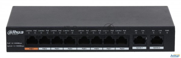 Коммутатор Dahua Dh-pfs3010-8gt-96 10g