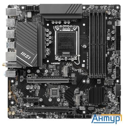 Msi Pro B760m-a Wifi {soc-1700, Intel B760, 4xddr5, Matx Ac`97 8ch(7.1) 2.5gg+hdmi+dp}