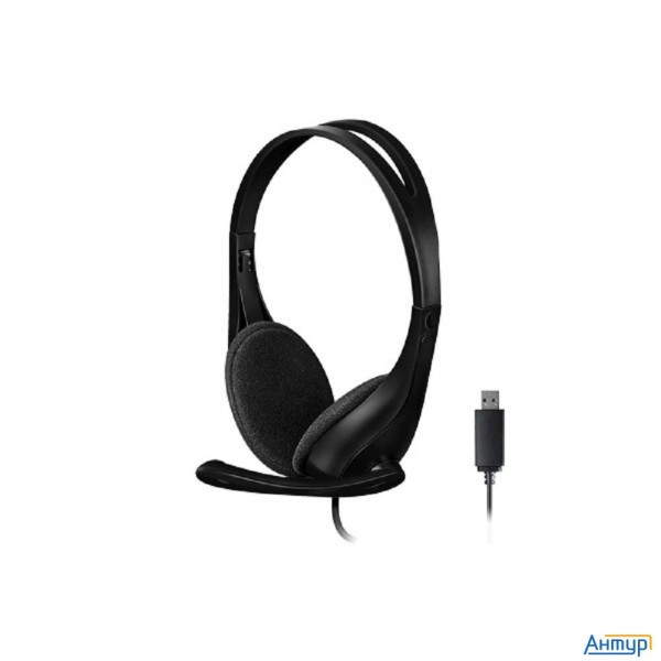 A4tech Hu-9 черный 1.8м накладные Usb оголовье (hu-9 (black))